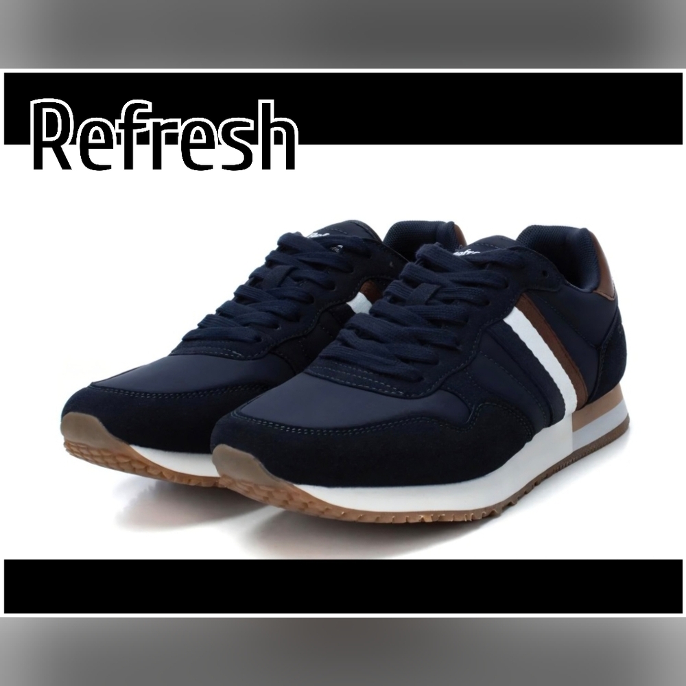 Refresh Men's Sneakers in Black and Brown Size 39 NWB